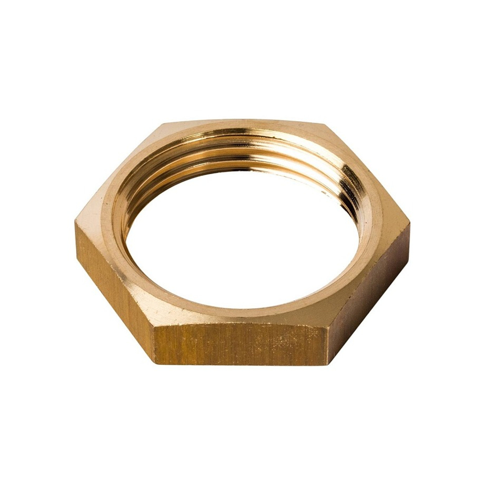 Контргайка STOUT SFT 0037 - 3/4" (для стальных труб, латунь без покрытия)