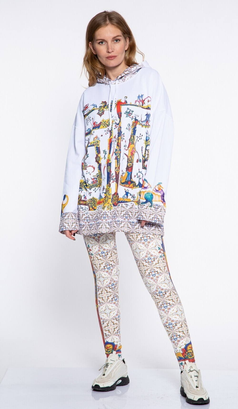 Худи "Лабиринт", по мотивам средневековой Псалтыри Латтрелла