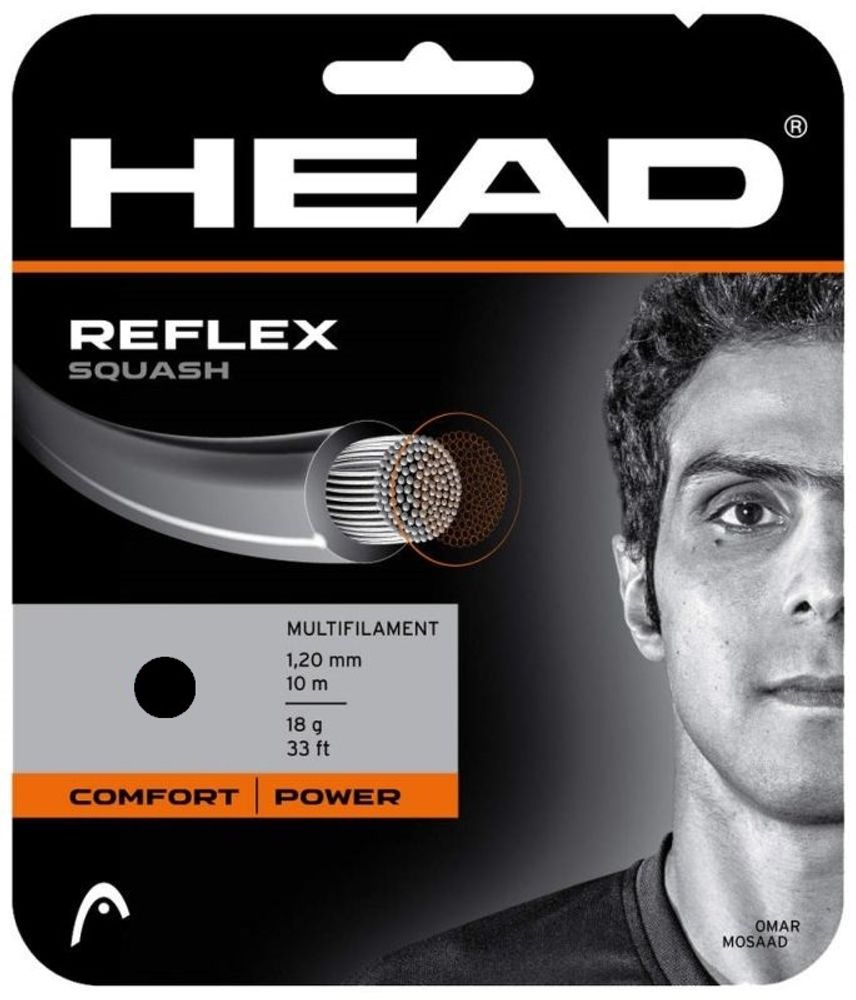 Струнгы для сквоша Head Reflex (10 m) - black