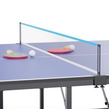 Теннисный стол DFC RQ24002, размер по стандарту ITTF 274 x 152, с сеткой и ракетками