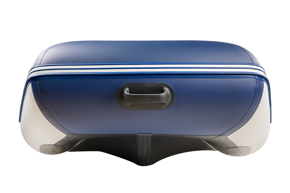 Броня-320 СК слань+киль белый-синий (Лодка ПВХ под мотор с усилением)