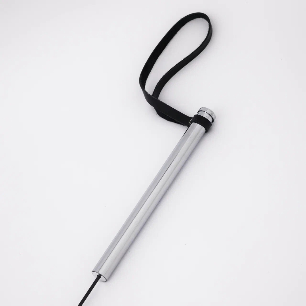 Черный стек с металлической ручкой (Цвет: черный)