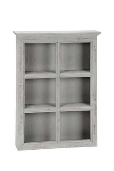 Шкафчик настенный "Мадлен" серый 52x14x70см