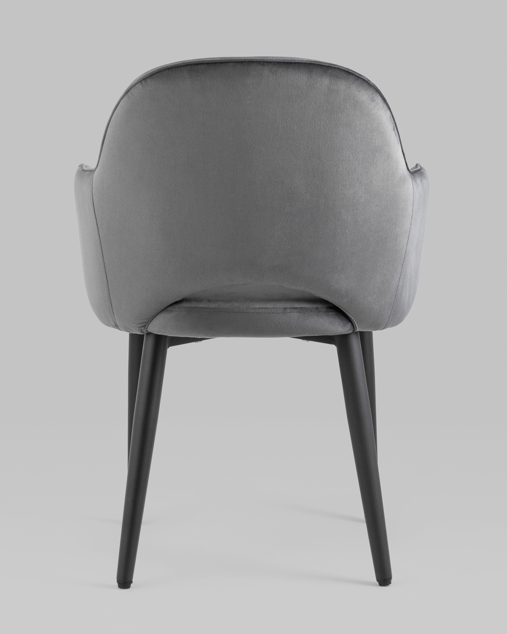 Стул Венера велюр серый