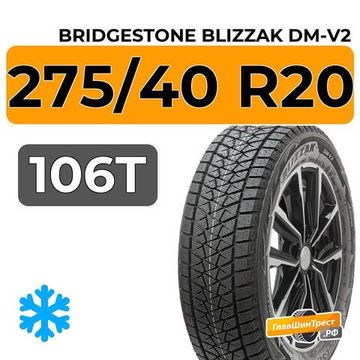 Bridgestone Blizzak DM-V2 275/40 R20 106T