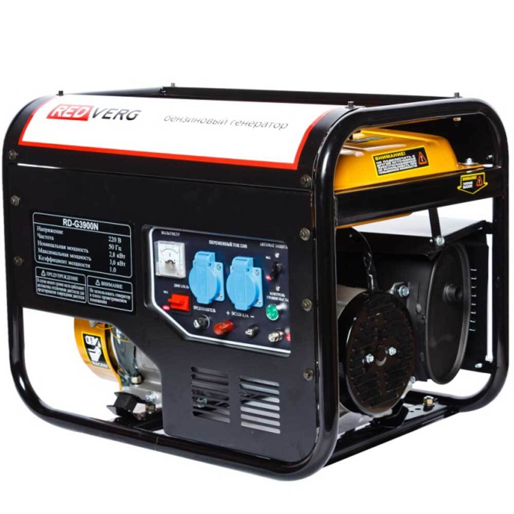 Бензиновый генератор (3.9 кВт) REDVERG RD-G3900N