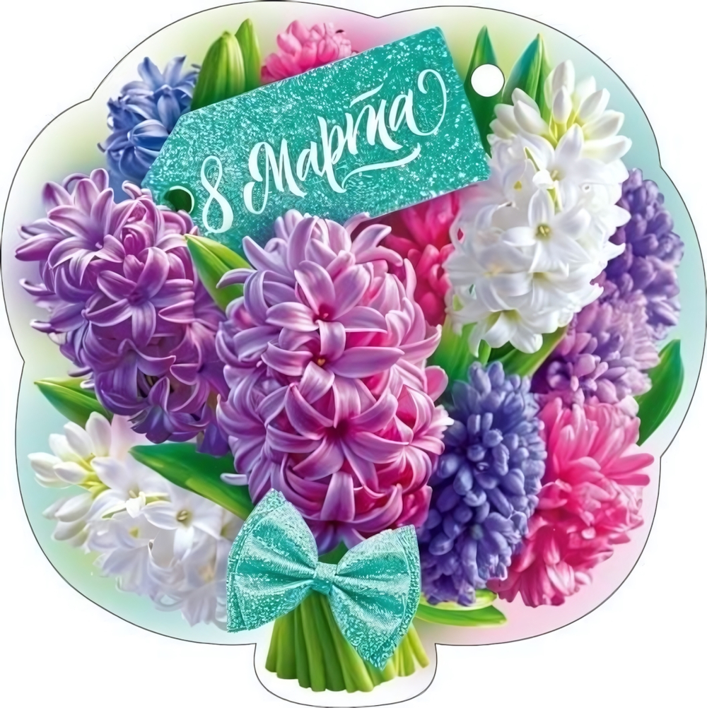 Открытка "8 Марта" 82.125