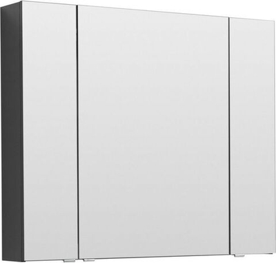 Зеркало-шкаф Aquanet Алвита 100 серый антрацит