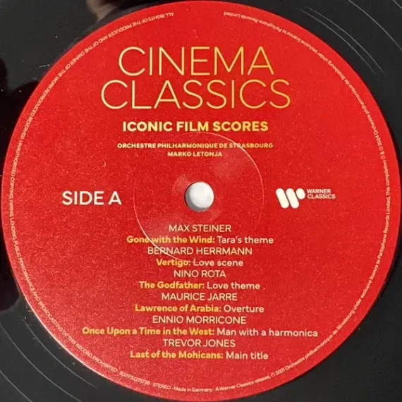 Various Artists Cinema Classics - Iconic Film Scores LP