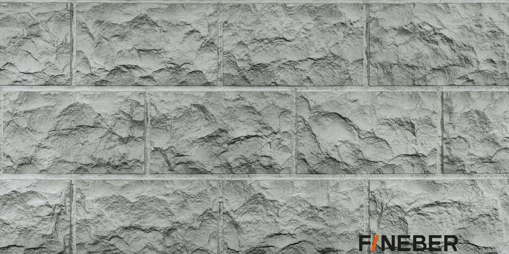 Фасадные панели Fineber  Доломит Светло-серый