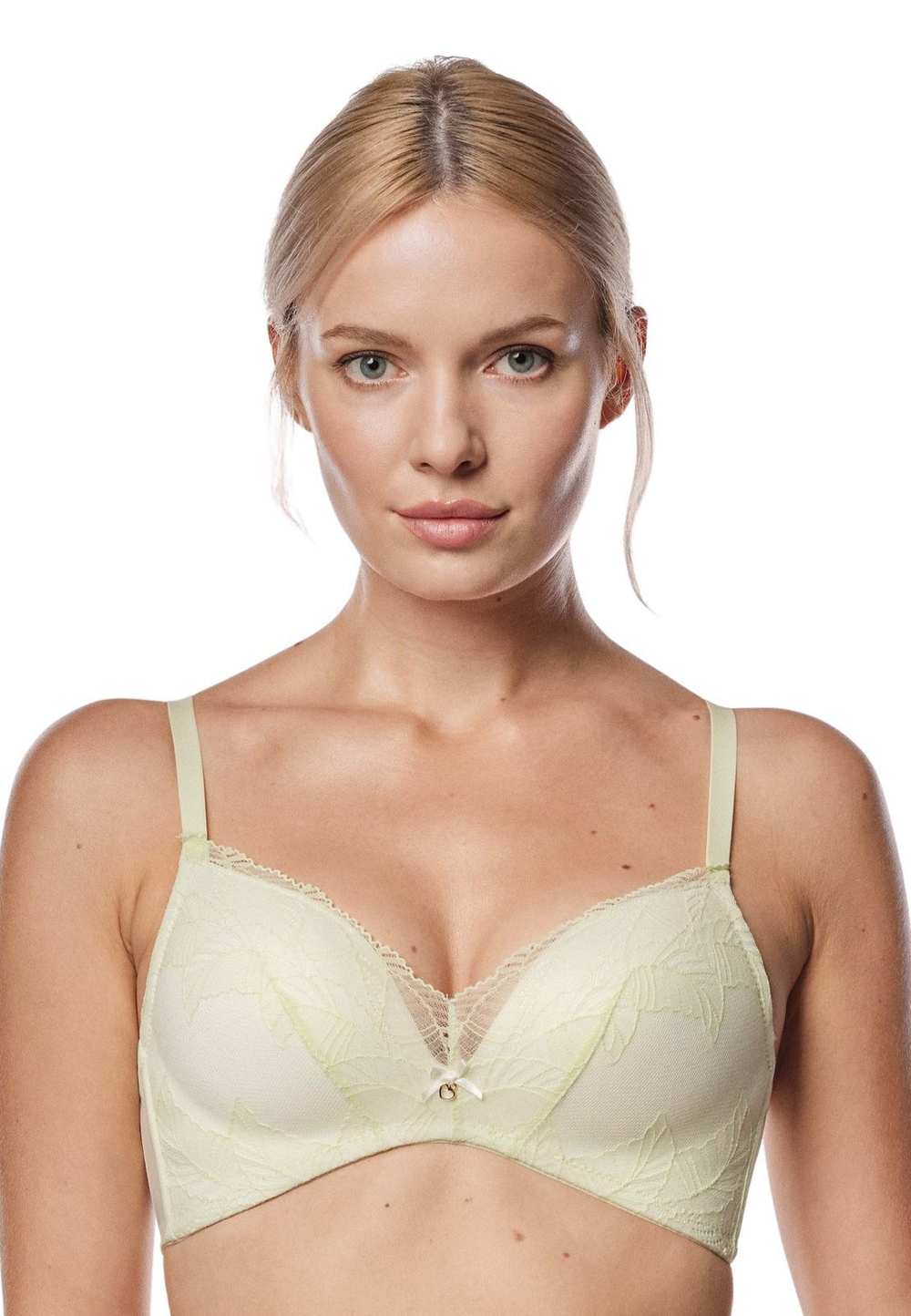 Супер пуш-ап бюстгальтер Janette (Размер: 75E) (Цвет: мятный)