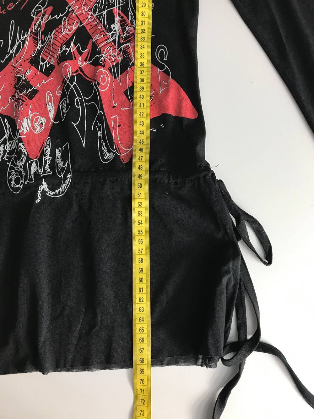 Кофта со стильным принтом, визуально на 40 размер