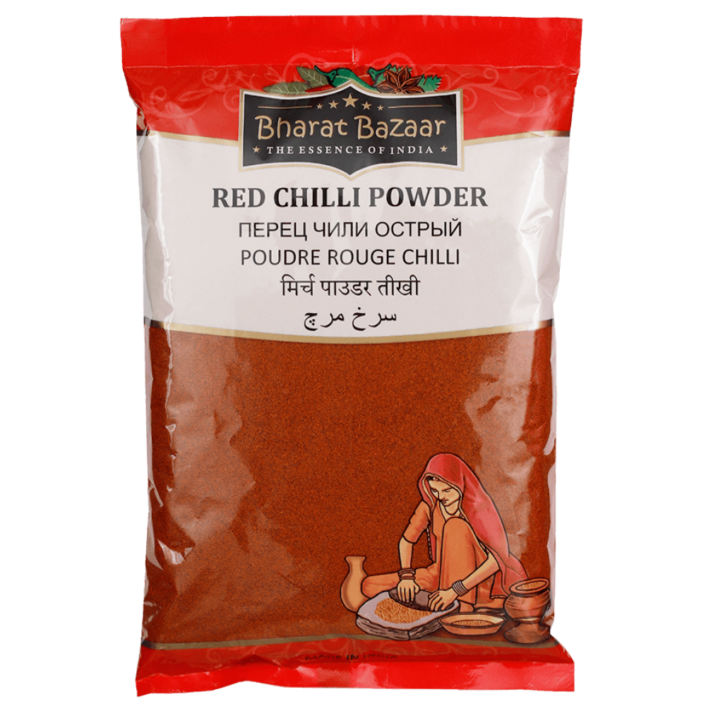 Перец чили Bharat Bazaar Острый молотый, 400 гр
