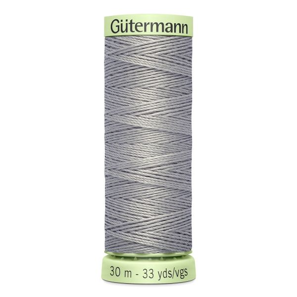 Нитки отделочные Gutermann Top Stitch 30 (30 метров), 5 кат. | 634 пепельно серовато-зеленый