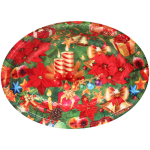Поднос пластиковый «Новогоднее ассорти» 27,5*20см
