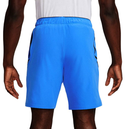 Мужские теннисные шорты Nike Court Dri-Fit Advantage 9" Tennis Short - light photo blue/black/white
