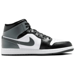 Jordan 1 Mid Black White Iron Grey