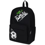 Рюкзак Berlingo Casual "Football black" 39,5*27*13см, 1 отделение, 3 кармана, уплотненная спинка