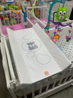 Пеленальный матрасик (Накладка) №3 Топотушки "Мой Любимый Мишка" (79*46*10 см.)