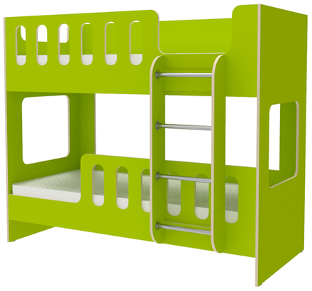 Двухъярусная кровать КарИВи ДС-20 80x160 Лайм