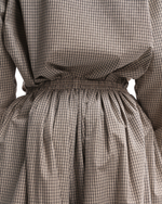 Брюки бананы в клетку