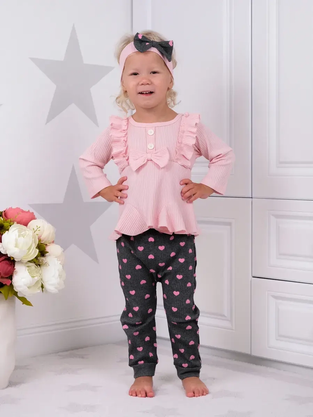 Летний костюм для девочки нарядный