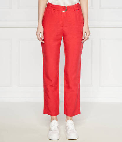 Чиносы + пояс Liu Jo - красный(MA4320 T4818)