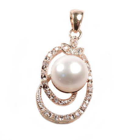 Кулон "Пуассон" жемчуг, фианит