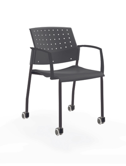 Movie стул на 4 ногах и колесах