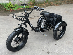 Электрический трицикл фэтбайк GreenCamel Трайк-F20 (500W 12Ah), Красный