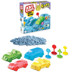 Набор кинетический песок Автогонки, 500г (Орион)