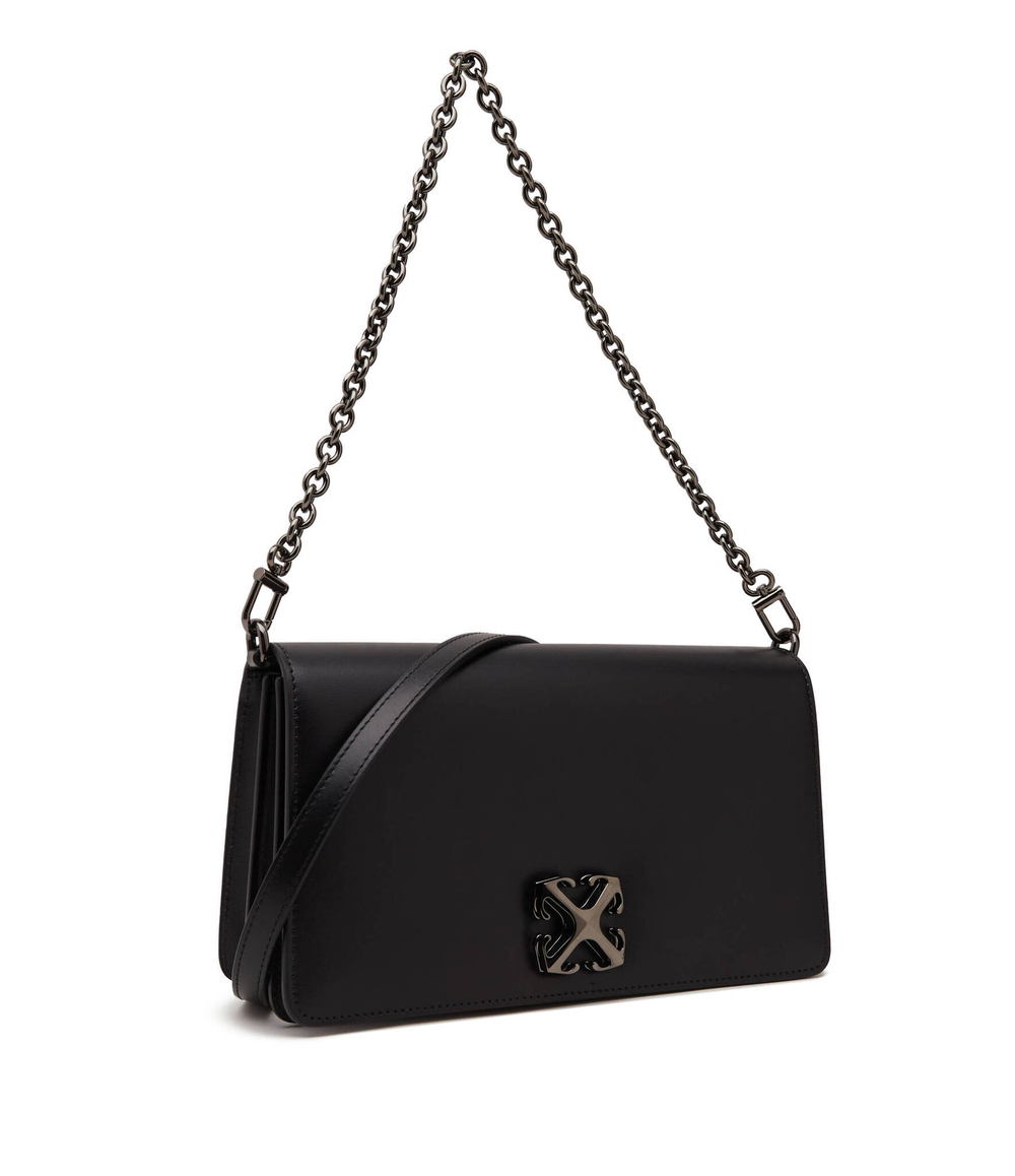 Кожаная сумка через плечо OFF-WHITE - черный(OWNN173S 24LEA002)