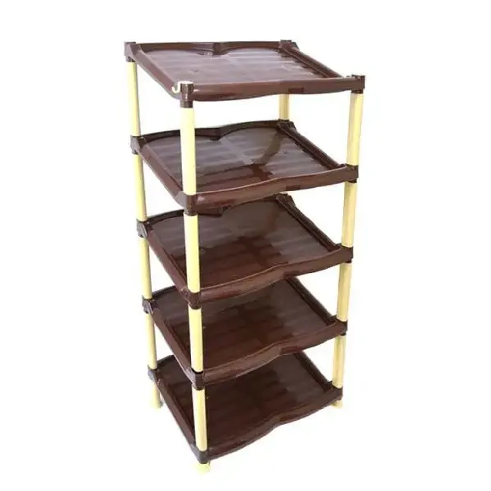 Этажерка для обуви МЕГА 5 полок кор-беж