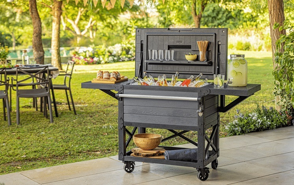 Стол бар - холодильник Keter Patio Cooler & Beverage Cart