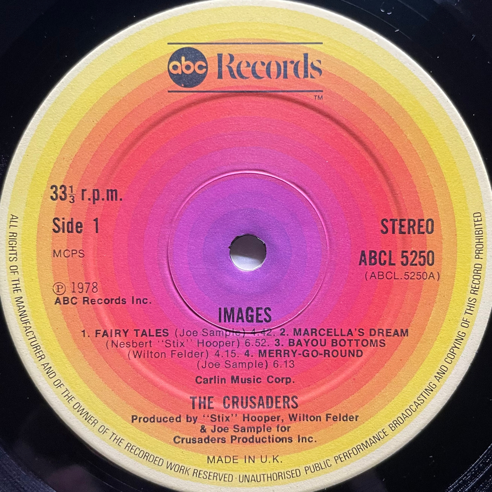 The Crusaders ‎– Images (Англия 1978г.)