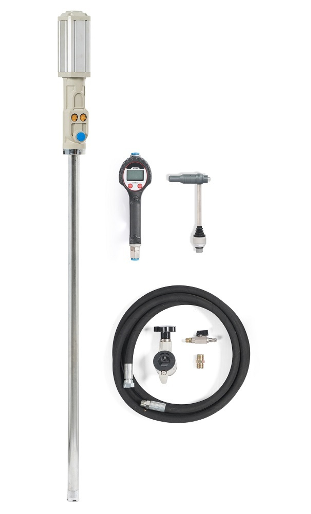 KraftWell KRW1741 Комплект для раздачи масла из бочек 5:1 мобильный