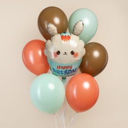 Фигура "Happy Birthday Кексик с зайчиком"