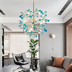 Потолочная Люстра Agate 8 L12 Multicolor By Imperiumloft