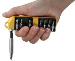 Felo Набор бит SL/PH/PZ/Tx Industrial с держателем бит в кейсе, 9 шт 02080106