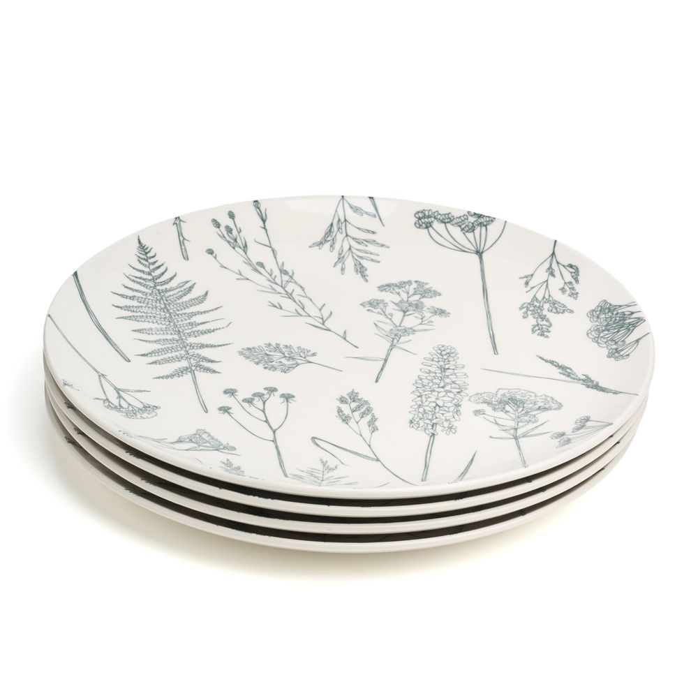 НАБОР ТАРЕЛОК ОБЕДЕННЫХ BRONCO "GRASSES" 4 ШТ. ДИАМЕТР=27 СМ