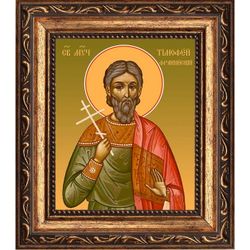 Тимофей Фракийский мученик. Икона на холсте.