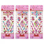 Наклейки-стразы Alingar, акриловые, "Перламутровые капли", пакет с европодвесом