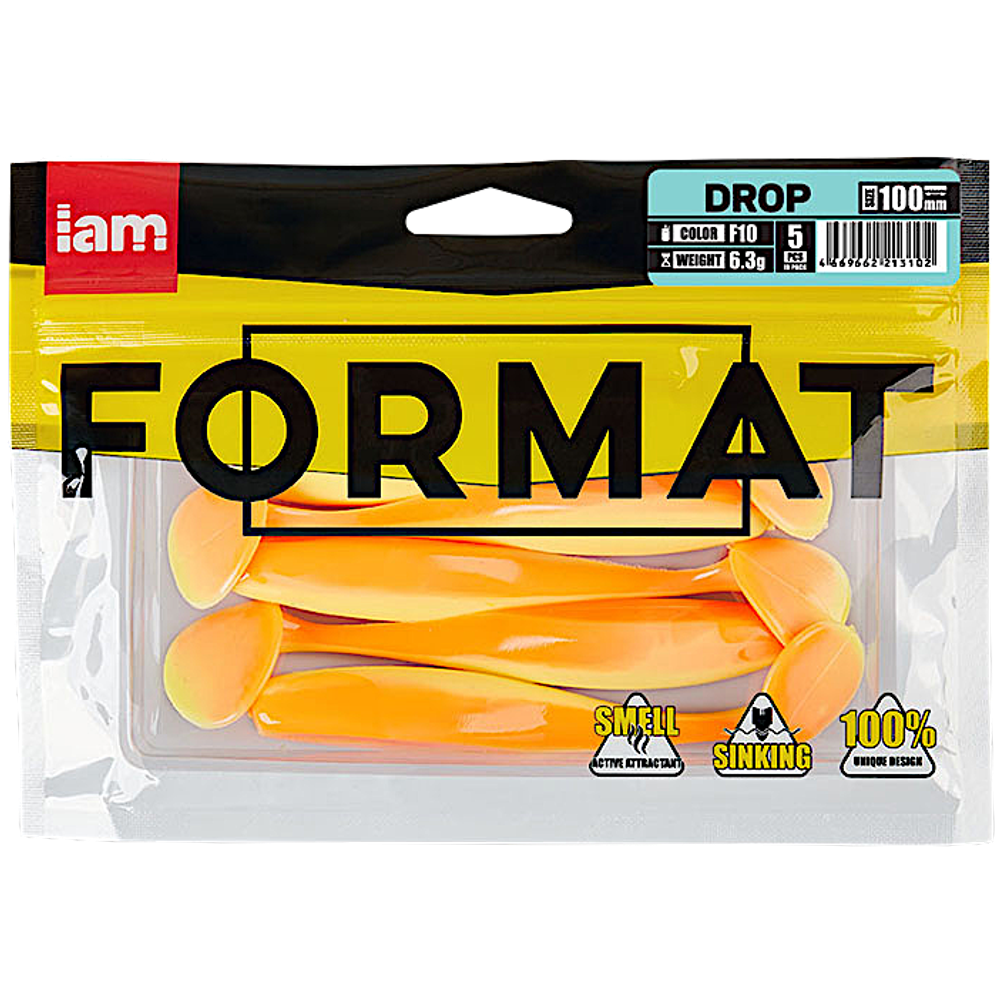 Мягкая приманка IAM Format Drop 100мм 6.3г 5шт