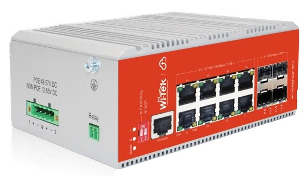 Коммутатор управляемый Wi-Tek WI-PCMS312GF-BT-I v2