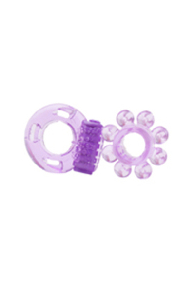 Набор из двух фиолетовых эрекционных колец Optimus (Цвет: фиолетовый)
