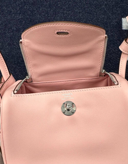 Сумка Hermes Lindy Rose Sakura Palladium Hardware