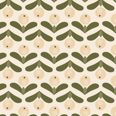 Узор с растительным букетом