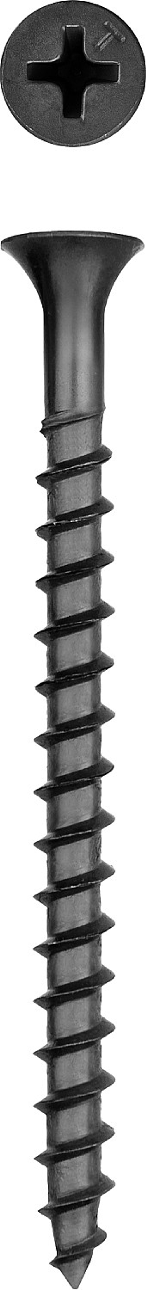 KRAFTOOL СГД, 65 х 3.8 мм, фосфатированное покрытие, 2000 шт (7,32 кг.), саморез гипсокартон-дерево (3005-65)