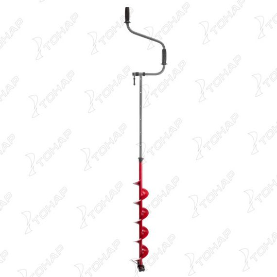 Ледобур BURAN 130R правое вращение, цельнотянутый шнек (LB-130R) Тонар