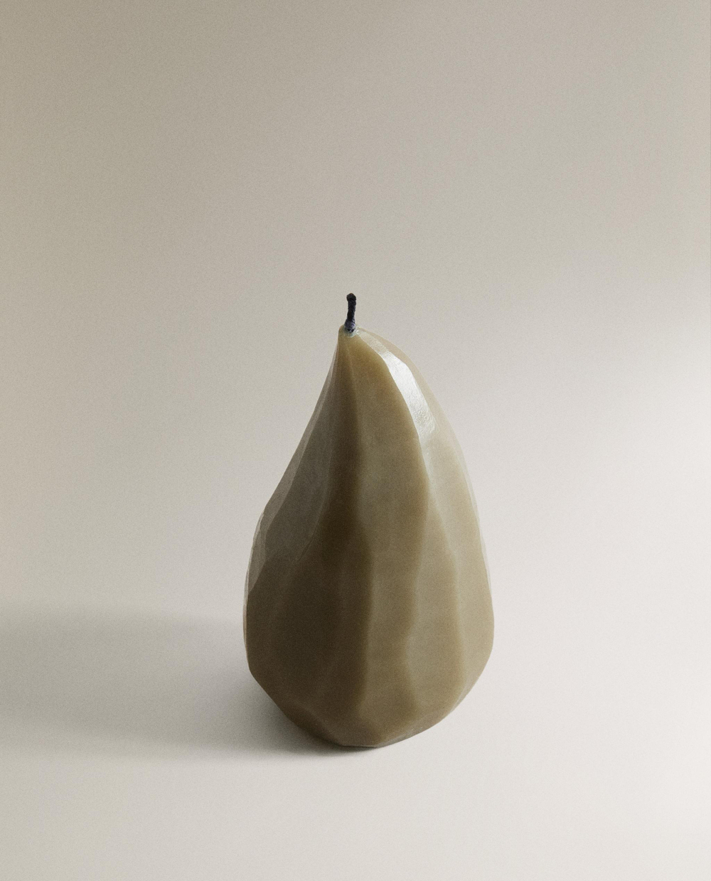 Декоративная свеча Zara Home, 16х9х9 см, зелёный, 6366/065